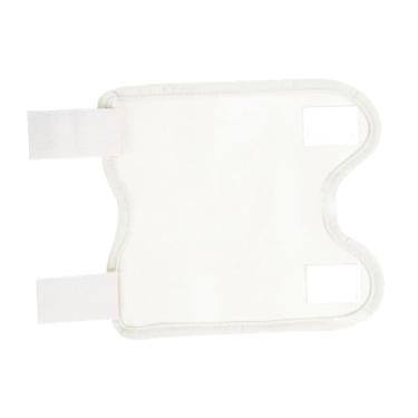 Imagem de Zialofi Compressa de óleo de rícino para joelho, suporte multiuso para joelho, à prova de vazamentos, para leitura, ioga, família, amigos, presente, Branco