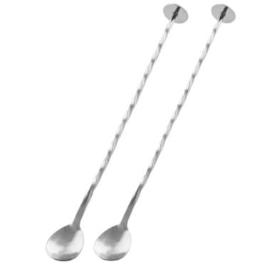 Imagem de Kit 2 Colher Bailarina Disco Profissional Bartender Coquetel