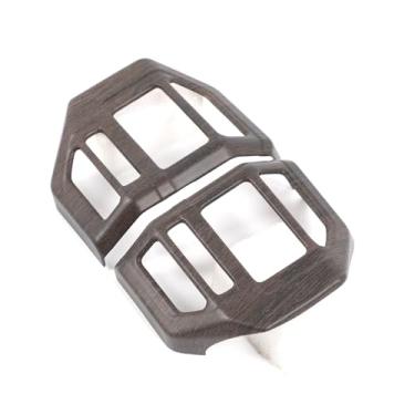 Imagem de Heutamo Acabamento da tampa do botão lateral do motorista do painel compatível com Toyota Land Cruiser Prado 250 J250 LC250 2024 2025, acessórios interiores de piano preto, 2 peças