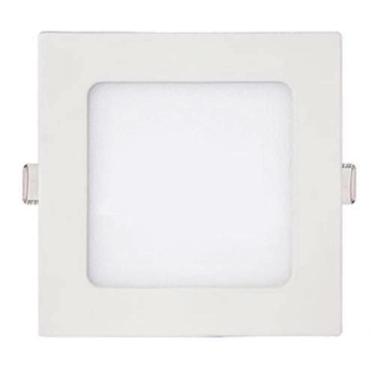Imagem de Luminaria Led Embutir Quadrado Slim 3w 6,0K Branco Fria Kian