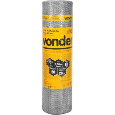 Imagem de Tela Metálica Viveiro Hexagonal Malha 1/2'' 24 Bwg x 0,8m com 50 metros Vonder
