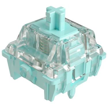 Imagem de Zhouwang Gateron Interruptores magnéticos de teclado imperador, HiFi Mahjong Sound Factory Pre-Lubricated Free-Setting Pre-Travel Switches Lineares para Teclados Mecânicos Magnéticos MX (72 peças)