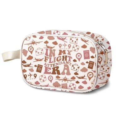 Imagem de MAOFAED Presente de comissário de mosca, presente de aviação aeromoça, bolsa de higiene transparente para mulheres/homens, presentes de tripulação de cabine (flightAttendantTM)