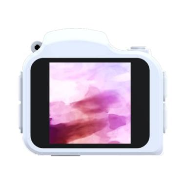 Imagem de Acouto Câmera Digital Compacta Com Luz de Preenchimento de 64MP 4K HD Pequena Câmera retrô Com Display 1.54in 19 Filtros 78 ° Lente Grande Angular para Estudantes Fotografia de Viagem (WHITE)