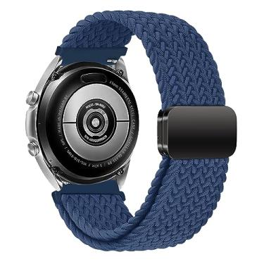Imagem de MroTech Pulseira de relógio de liberação rápida de 22 mm de nylon trançado, pulseira esportiva compatível com Samsung Galaxy Watch 3 de 45 mm/46 mm (2019)/Gear S3 Frontier/Huawei 46 mm GT/GT