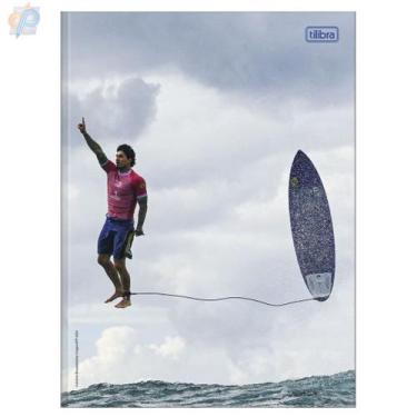 Imagem de Caderno Univ. Brochura Linha C/D 80 Fls Gabriel Medina - Tilibra