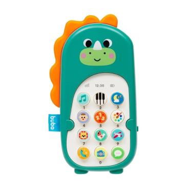 Imagem de Celular Infantil Bilíngue Musical Interativo Buba Dino