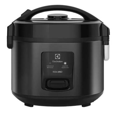 Imagem de Panela de Arroz 2L Electrolux 350W faz 6 Xicaras Ellegance Black 220V