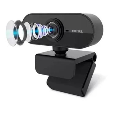Imagem de Webcam Microfone Camera Full Hd 1080p Computador Plug E Play Microfone Embutido