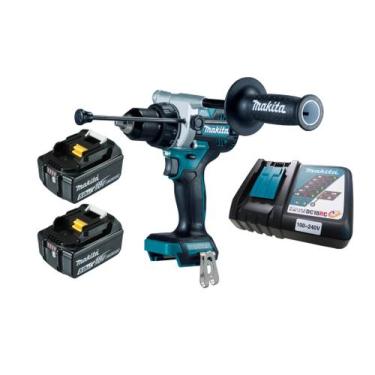 Imagem de Furadeira Parafusadeira 18V DHP486 2 Baterias 5ah Makita Biv, Bivolt