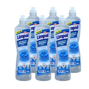Imagem de Kit Com 6 Detergentes Limpol Gel Cristal 400G - Bombril