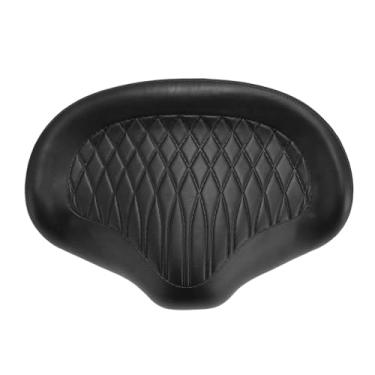 Imagem de Diydeg Almofada de Assento de Bicicleta, Almofada de Sela Ultra Macia de Esponja de Couro PU, Assento de Bicicleta Larga à Prova de água para Exercícios, Estacionários, Montanha, (Preto)
