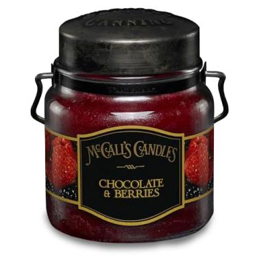 Imagem de Vela clássica McCall's Country Candles - Chocolate & Berries - 473 ml com pavio duplo
