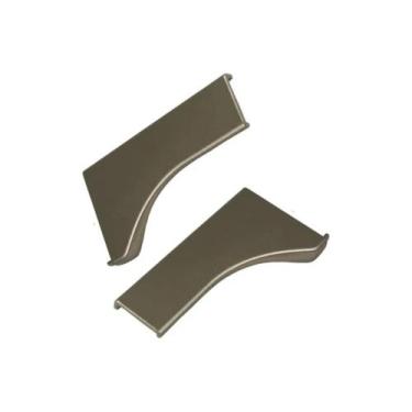 Imagem de Ponteira Curva PE183S7015 para 15mm Puxador RM-183 Facetato Ônix Champ