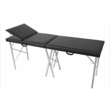 Imagem de Maca Portátil 200Kg Reclinágem Cabeça Promax - Mult Brasil