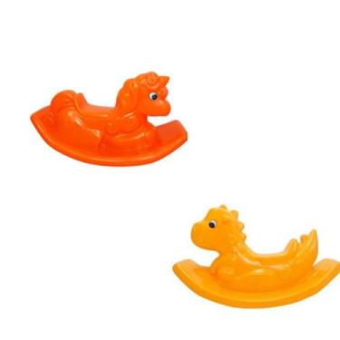 Imagem de Gangorras Unicórnio e Dino  Brincadeira Garantida em Espaços Infantis 