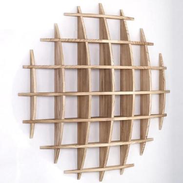 Imagem de Prateleiras De Madeira Para Parede, Antiguidade Chinesa, Prateleira Redonda, Prateleira De Exposição Para Colecionáveis, Bule Ornamento Figurinhas Memorabilia E Miniaturas Pr, A, 120 * 120cm