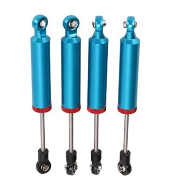 Imagem de Grcfumo 4 Pcs RC Car Shock Absorber, Alumínio Alloy Oil Damper, Acessórios Damper para 1/10 Simulação Escalada Car 110mm (Blue)
