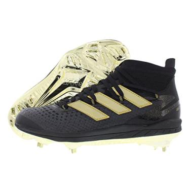 Imagem de adidas Tênis de beisebol masculino Adizero Afterburner 8, Preto/Ouro-, 45