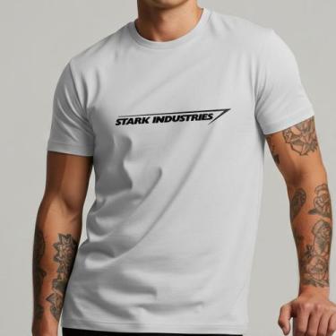 Imagem de Camiseta Masculina Stark Industries Estampa Nerd Geek Vingadores - Yaz