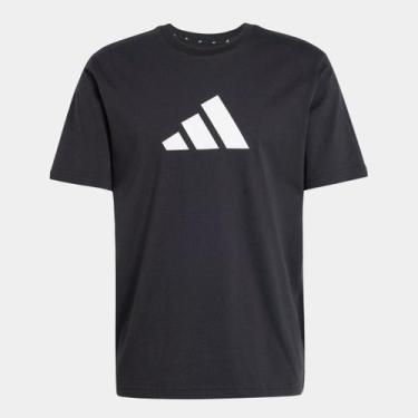 Imagem de Camiseta Adidas Future Icon Masculina, Preto, M