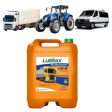 Imagem de Olã‰O Motor Lubrax Top Turbo 15W40 Api Ci-4 Diesel 20L