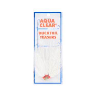 Imagem de Aqua-Clear, Buck Tail Teaser Rebite Slider, cabelo branco, 3 peças