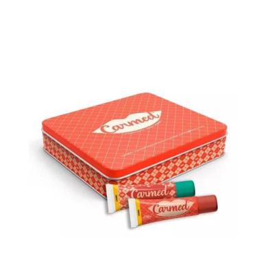 Imagem de Kit Lata Carmed Hidratante Labial Maçã Do Amor + Fps 30 10g