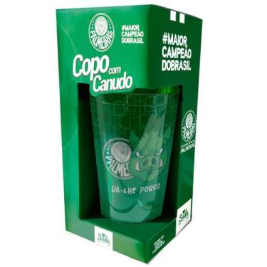 Imagem de Copo Canudo Do Palmeiras 450 mL Produto Oficial Licenciado - Sude, Est