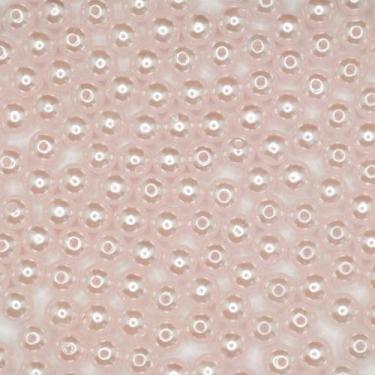 Imagem de Miçanga Passante Pérola Lisa Abs 8mm 100pçs 40g Pulseira Escolha a Cor