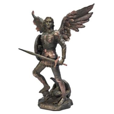 Imagem de Anjo São Miguel - Arcanjo - Santo - Religioso - Estatueta - M3 Decoraç