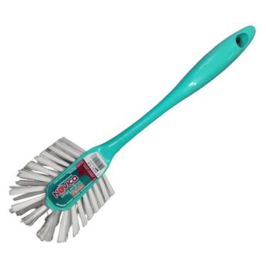Imagem de Escova longo alcance plastica noviça verde e rosa - Bettanin