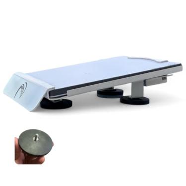 Imagem de Suporte Case Para Antena Starlink Mini 4 Geração Gen Veicular Fixação Por Ímãs Neodímio Emborrachados Carro Teto Externo Caminhonete Caminhão MotorHome Trailer Barco (Branca)