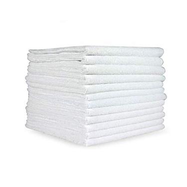 Imagem de Panos de limpeza de microfibra Arkwright - (pacote com 12) toalhas de secagem grandes sem fiapos e riscos, 300 GSM super absorvente e secagem rápida, limpador perfeito para carro, vidro e janela, 40,6