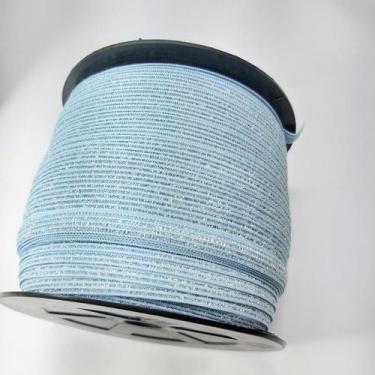 Imagem de 150 metros Elástico Lurex  7mm Azul Claro 3788 150 320Q1 - MorenArteir