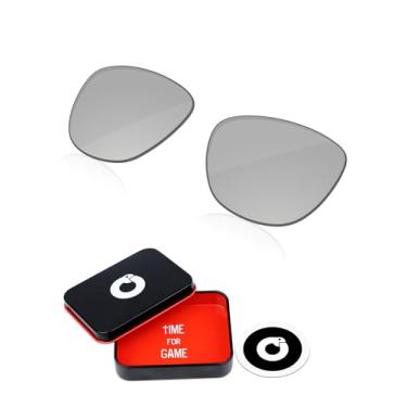 Imagem de OWORK Lentes de reposição de policarbonato para óculos de sol Ray-Ban Meta Skyler RW4010 52 mm - Cinza fotocromático anti luz azul