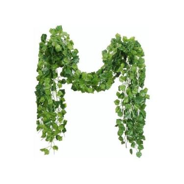 Imagem de Creeper de plantas artificiais Affei 24 tiras 220 cm verdes - Lightbek