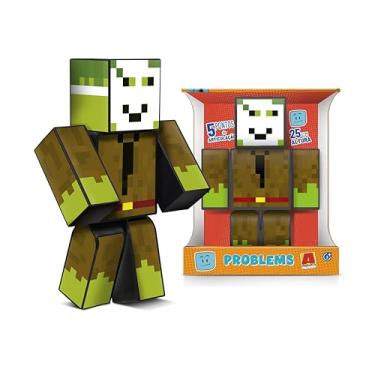Imagem de Boneco Mine Stick 25cm Original Youtuber Gamer Articulado