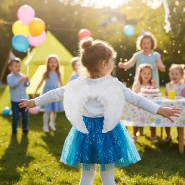 Imagem de Asa De Anjo Infantil Branca 45x35 Cm