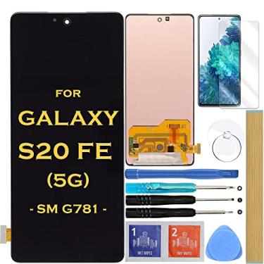 Imagem de HLTECH Substituição de tela LCD Touch Digitalizador Assembléia para SAMSUNG GALAXY S20 FE 5G SM-G781 G781B G781U G781F/DS 6,5 polegadas (sem impressão digital)