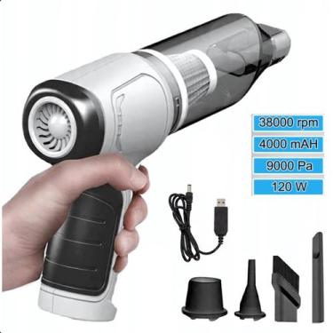 Imagem de Mini Aspirador Portátil Recarregável Automotivo Premium - ROMI