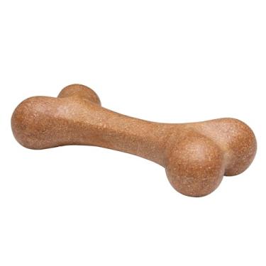 Imagem de GermanHart Brinquedo Para Cachorro Hercules Osso Nylon Xtreme Bacon Marrom P
