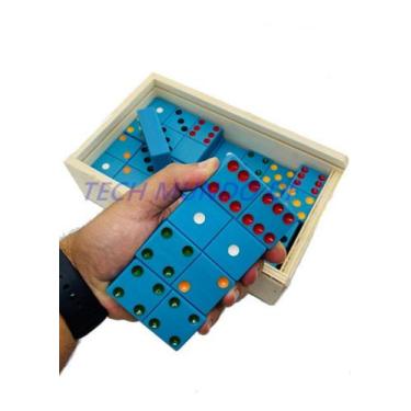 Imagem de Dominó Profissional Pvc S/ Pino Grande Grosso 2cm Espessura. - DAG