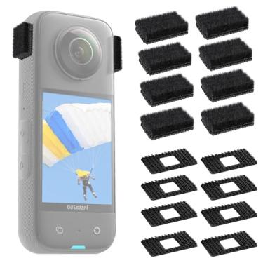 Imagem de Mic Furry Wind Muff para Insta 360 x3/x4 - Para-brisa reduz ruídos de vento, acessórios Insta360 X3/X4, filtro pop melhora a qualidade do som (8 peças preta)