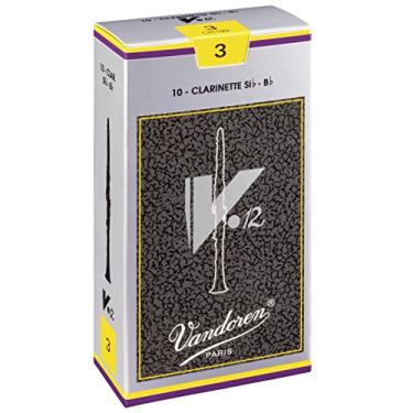 Imagem de Vandoren 10 palhetas para clarinete 2,5 V 12 Bb, multicoloridas