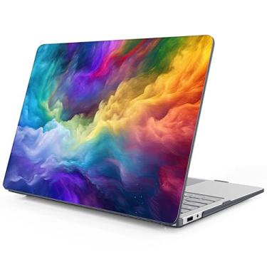 Imagem de Mektron Capa impressa para laptop Microsoft Surface 2025 Windows 11 Copilot+ PC Surface Laptop 33.0 cm capa para tela sensível ao toque serve no modelo 2095, Rainbow Cosmic
