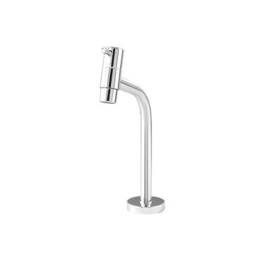 Imagem de Torneira de banheiro monocomando baixa Aurá Pingoo.casa - Prata