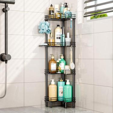 Imagem de Organizador Shower Caddy HaPirm de 4 camadas com suporte de sabonete p