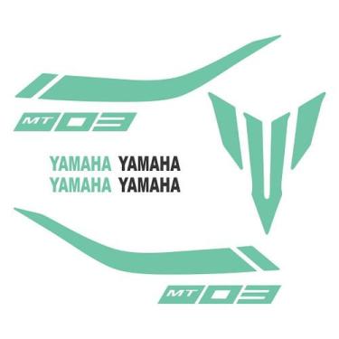 Imagem de Adesivo Protetor Tank Pad MT-03 para Motocicletas 2019 a 2020 - Cromo 