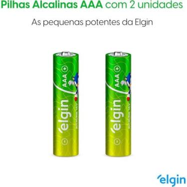 Imagem de Pilha Alcalina AAA c/ 2 Unidades Elgin